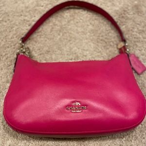 Pink Coach Mara Hobo Bag